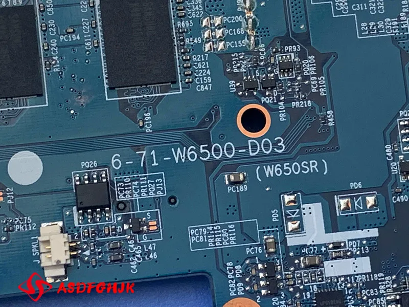 

6-71-W6500-D03 For CLEV0 W650SR W670SR K610C K590C K710C Portable Motherboard PGA947 GPU GT740M 2GB 100% Tested Working