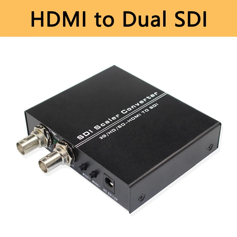 HDMI к 2 SDI адаптер конвертер Поддержка 1080p Full HD порта SD SDI/HD SDI/3G BNC для ТВ DVD
