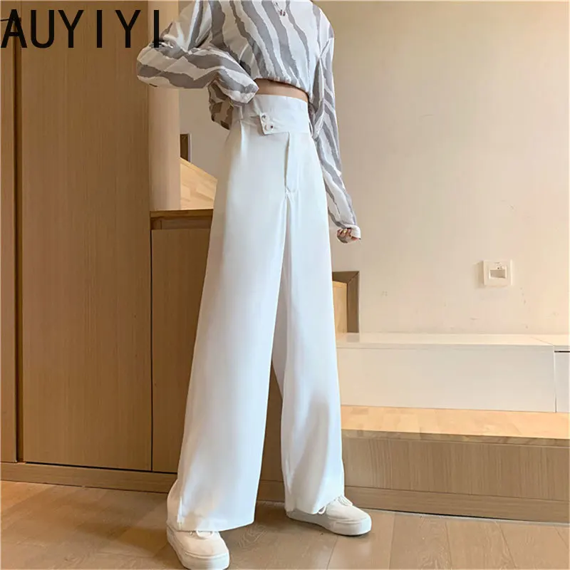 

Sweatpants Women Clothes Pants Streetwear 2020 Winter Fashion Korean Style Wide Leg Harajuku Baggy Black High Waisted Vintage