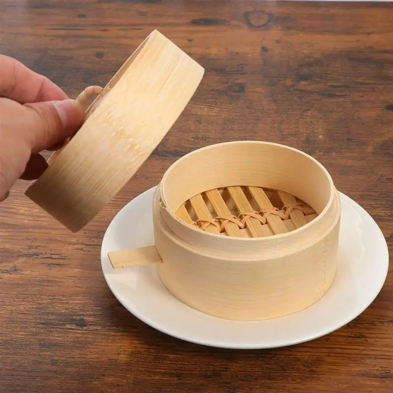 Деревянная круглая Паровая полка 1 комплект китайская корзина и крышка для