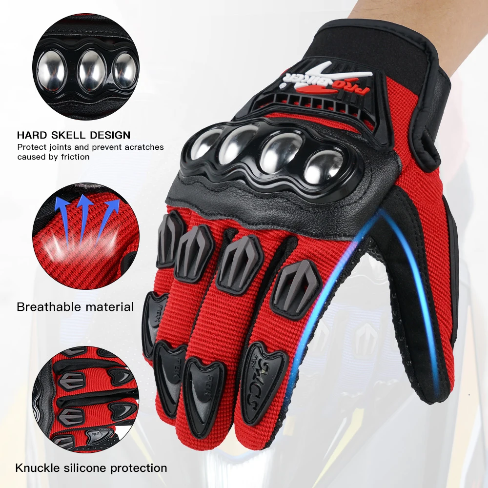 Перчатки для мотоциклистов из искусственной кожи Guantes Luvas Moto жесткие перчатки