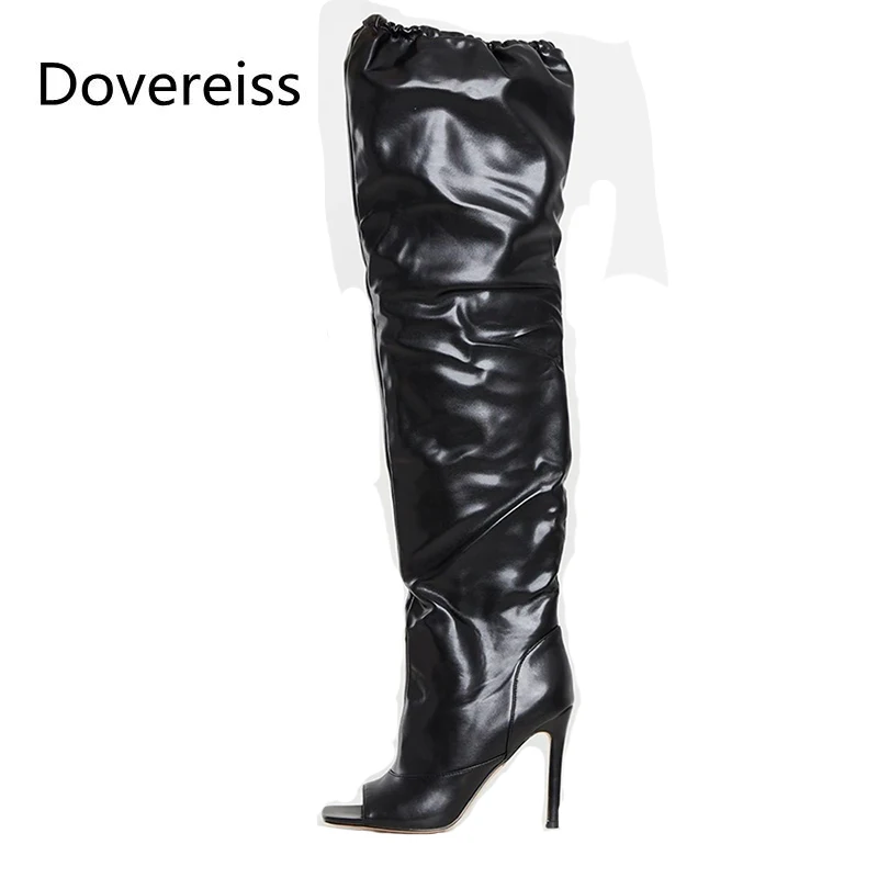 

Женские летние сапоги с острым носком, на шпильке, Размеры 35-43