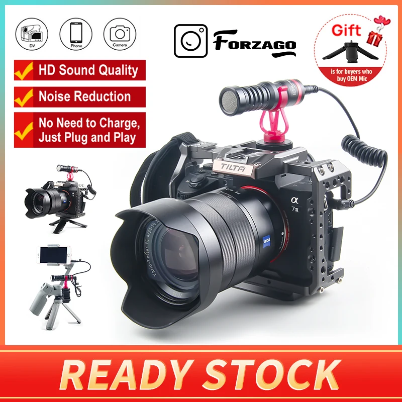 FORZAGO FM 1 конденсаторный аудио видео радионяня беспроводной микрофон mMikrofon для iPhone