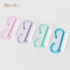 10 шт.лот, пластиковая щетка для удаления пыли, акрилового УФ-геля, дизайна ногтей, мытья ногтей, принадлежности для маникюра, инструмент для ухода за красотой
