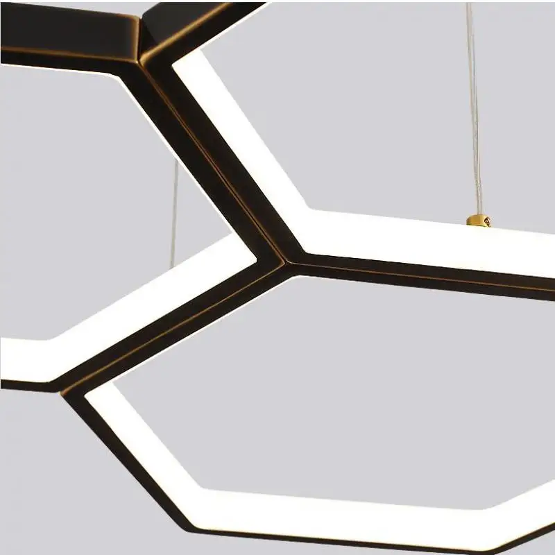 Кухня бар светодиодный подвесные светильники Соты Форма офисное освещение