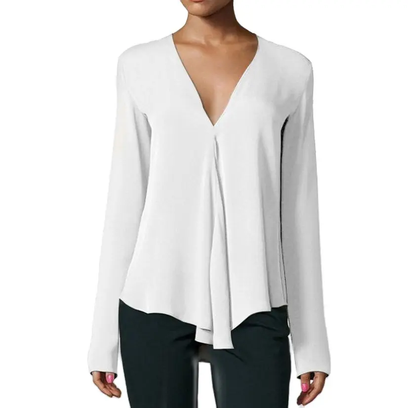 Блузка женская с длинным рукавом туника винтажный укороченный топ одежда для