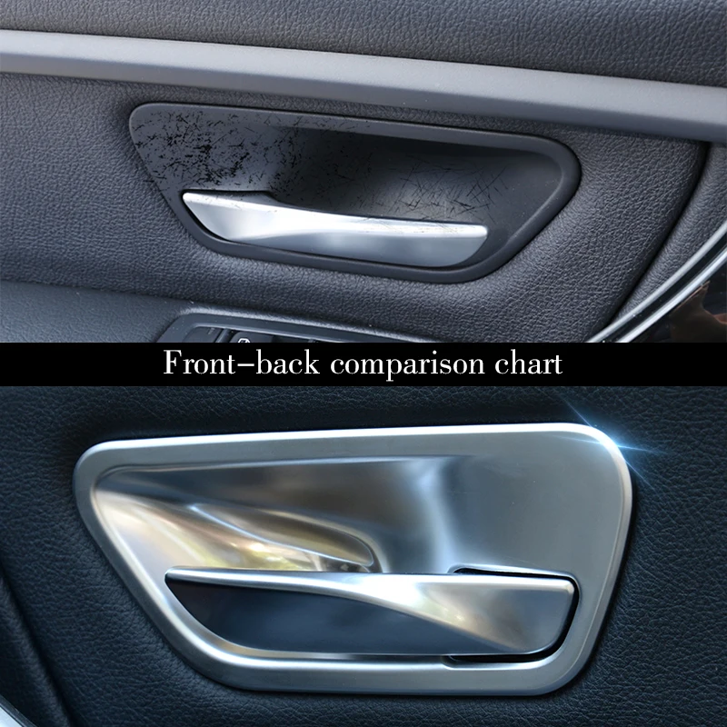 Для BMW 3 4 серии F30 F32 F35 2014 015 2016 2017 2018 шт. углеродное волокно ABS Хромированная