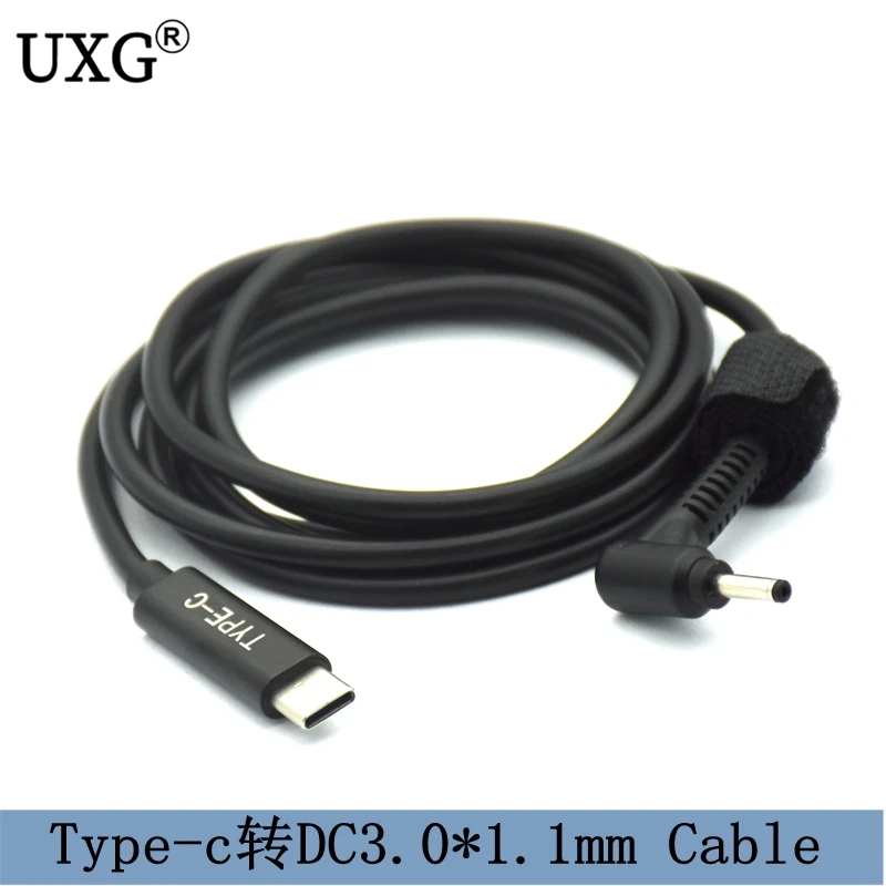 Тип C USB-C Вход переменного тока в постоянный 3 0*1 1 мм Мощность PD зарядный кабель с