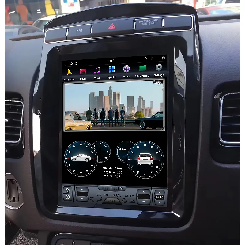 

Chogath 10.4inch car multimedia player android 7.1 car gps navigation 2+32G Tesla screen for Volkswagen Touareg 2010-2017