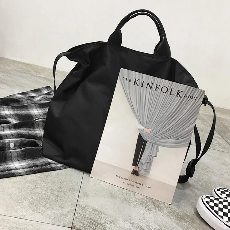 

New Women Handbags Shoulder Bag Girl Capacity Crossbody Bags Multifunctional Nylon Material Travel Bag Ladies Shopping Bags 2021