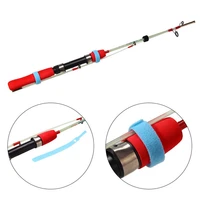 5pcs easy velcro lures fishing rod tie accessories up nylon button 0 7g 14 5cm tackle outdoor to use rapid light pj0019