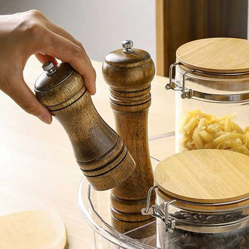 

2Pcs Kitchen Storage Rack 360 Turntable Holder for Home Room Kitchen Dorm 30X7CM