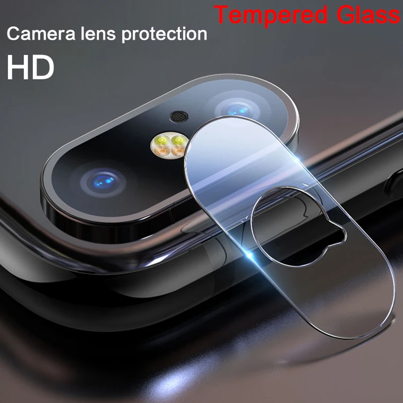 2 шт.! Стекло для объектива телефона iPhone X XR XS 11 Pro Max 9H жесткий закаленное защитное
