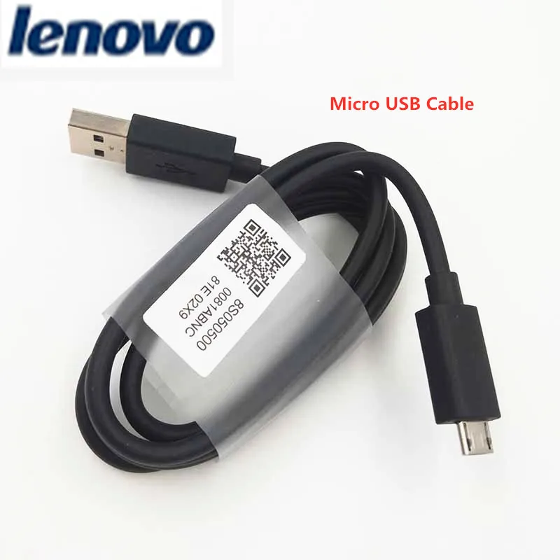 Оригинальный Новый зарядный кабель Lenovo 100 см usb микро-кабель для K5 Spelen S5 Pro K6 a536 K3 note