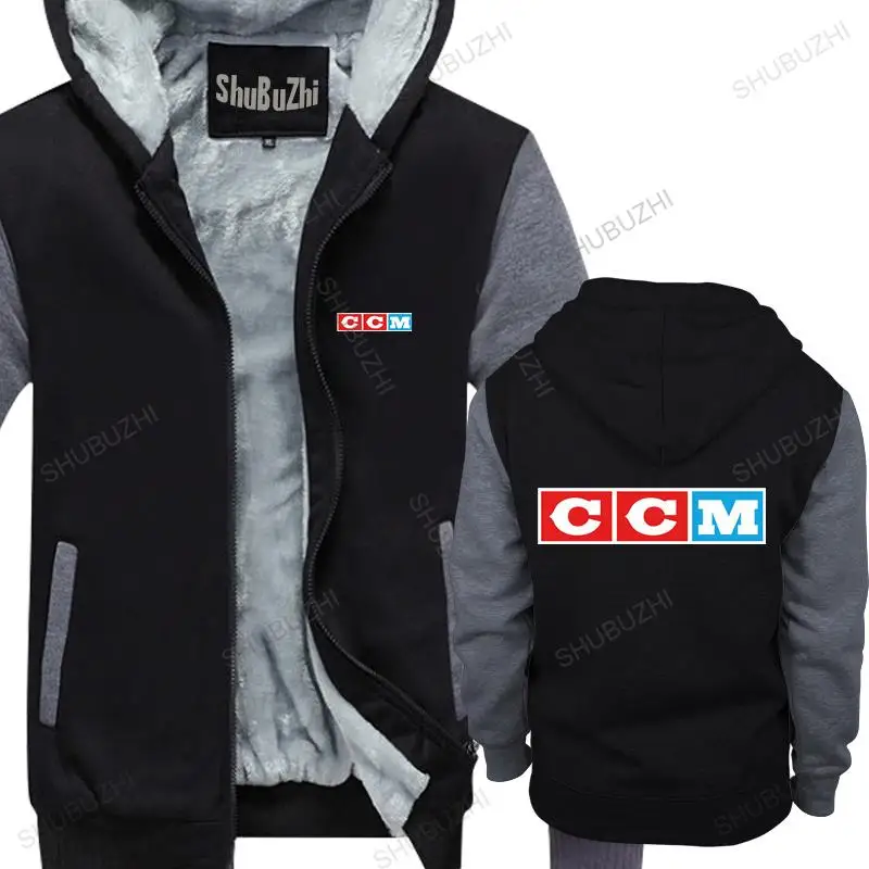 

Men thick hoodies pullover Ccm Logo Hockeyarea warm hoody homme bigger size