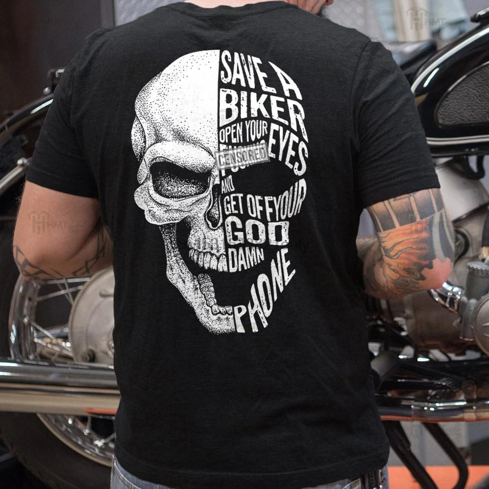 

Save a biker T shirt
