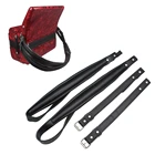 Регулируемый ремень из мягкой синтетической кожи, 1 пара, Наплечные ремни для басов 16-120, длина 83-110 см