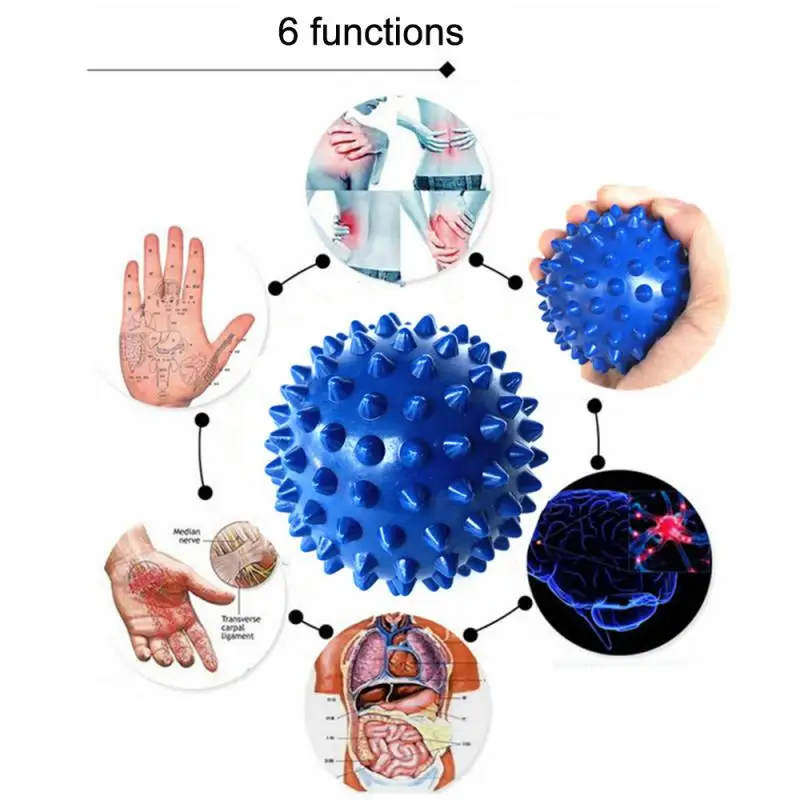 

Foot Acupoint Shoulder Neck Menstrual Foot Reflexology Three-piece Muscle Relaxation Siamese Fascia Ball Hedgehog Yoga