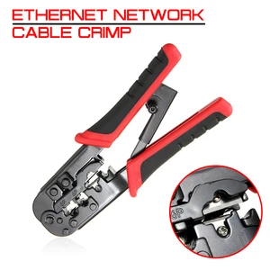 1pcs multifunctional ethernet network cable crimp tool network crimping plier lan crimper cutter pliers hand tool free global shipping