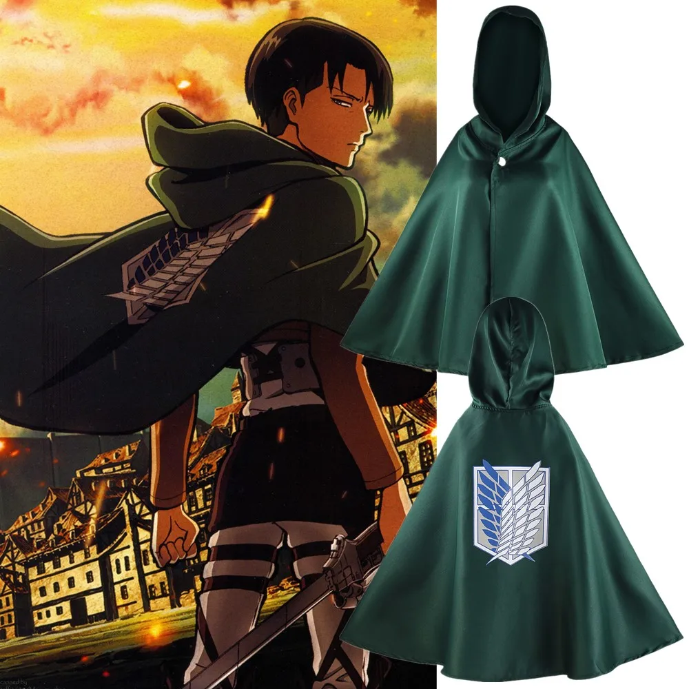 

Аниме для косплея по аниме «атака на Титанов» (Shingeki no Kyojin-это Леви Накидки Косплэй Костюм Опора
