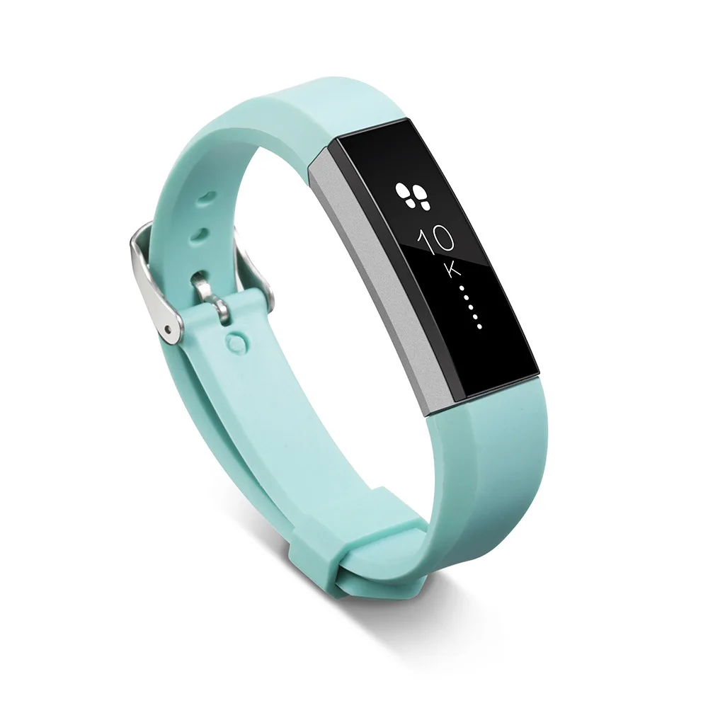 Гладкий силиконовый ремешок для часов Fitbit Alta сменный ремешок для часов Fitbit Alta HR Браслет спортивный ремешок Блестящий Браслет