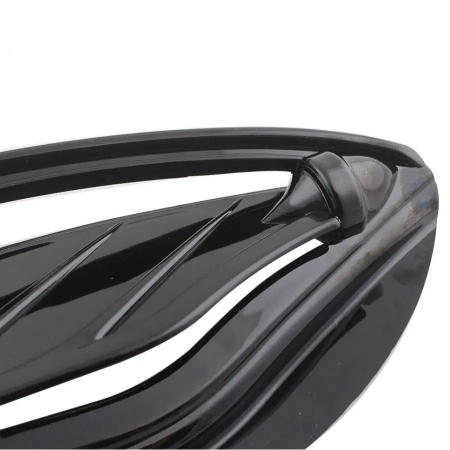 Черный Регулируемый воздушный дефлектор лобовое стекло боковые крылья темные