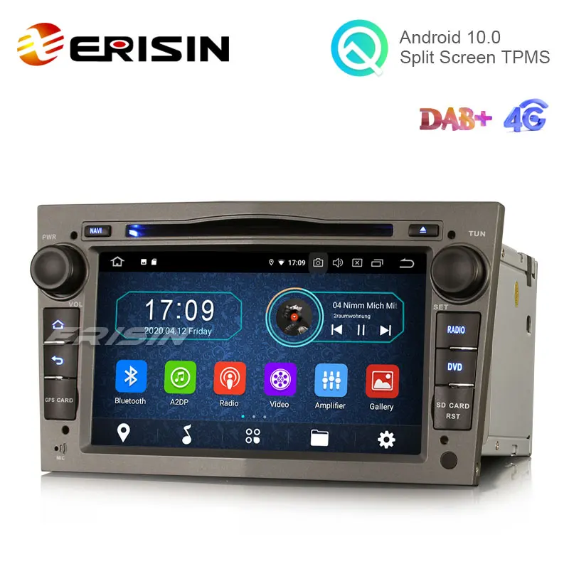 Автомобильный стерео DVD-проигрыватель erisar ES5960PG 7 дюймов Android 10 0 для Opel Vauxhall Vivaro Astra