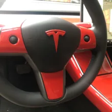Красная глазурь для рулевой панели Tesla model 3 шт. декоративные