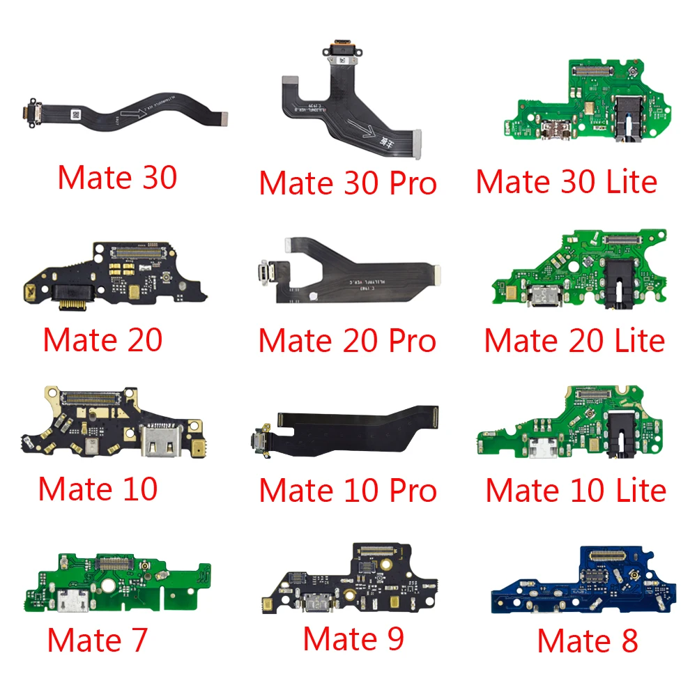 1pcs Charging Data Flex Cable For Huawei Mate 10 20 Lite Pro USB Charger Port Dock Connector Replacement Parts | Мобильные телефоны