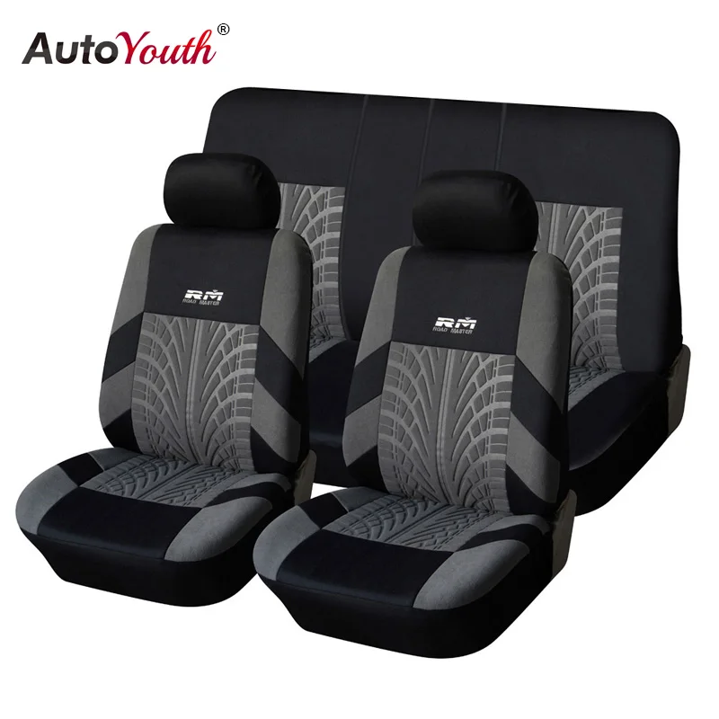 Автомобиля Чехол на Стул Чехлы На Сиденья Универсальный Цвет Серый AUTOYOUTH 6ШТ
