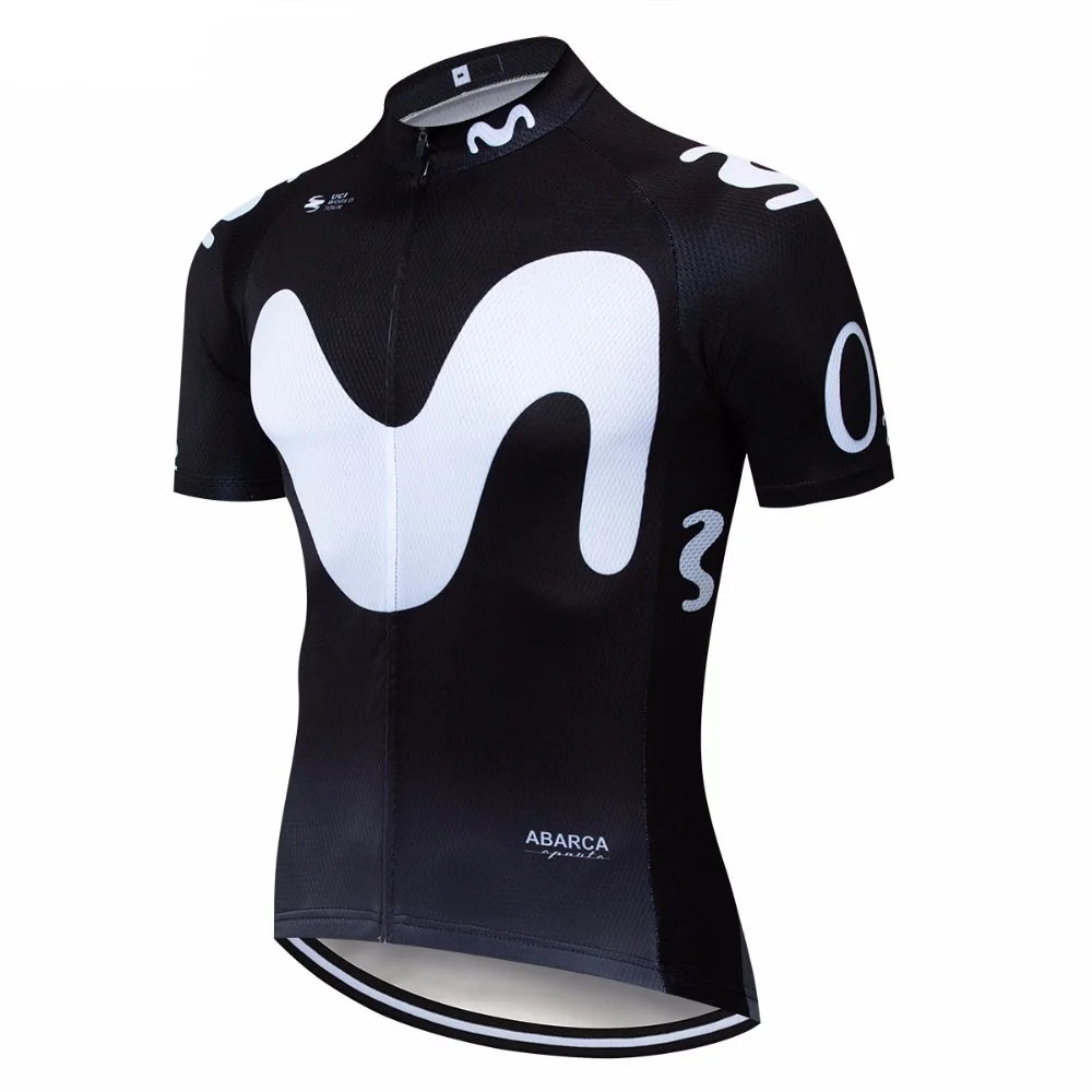 2019 Лето Велосипед Испания M Велоспорт Джерси черный человек велосипед спортивная