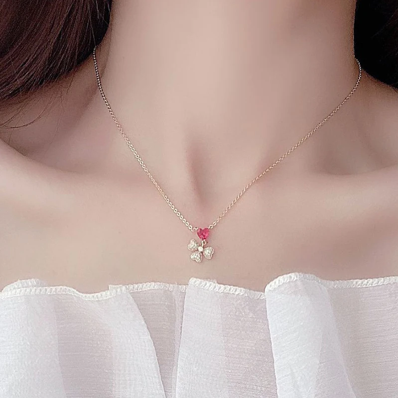 Женские ожерелья с подвеской в виде цветка кристаллами|Цепочки| |