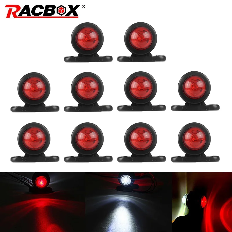 Универсальный светодиодный двусторонний габаритный фонарь 24 В 12 для автомобилей