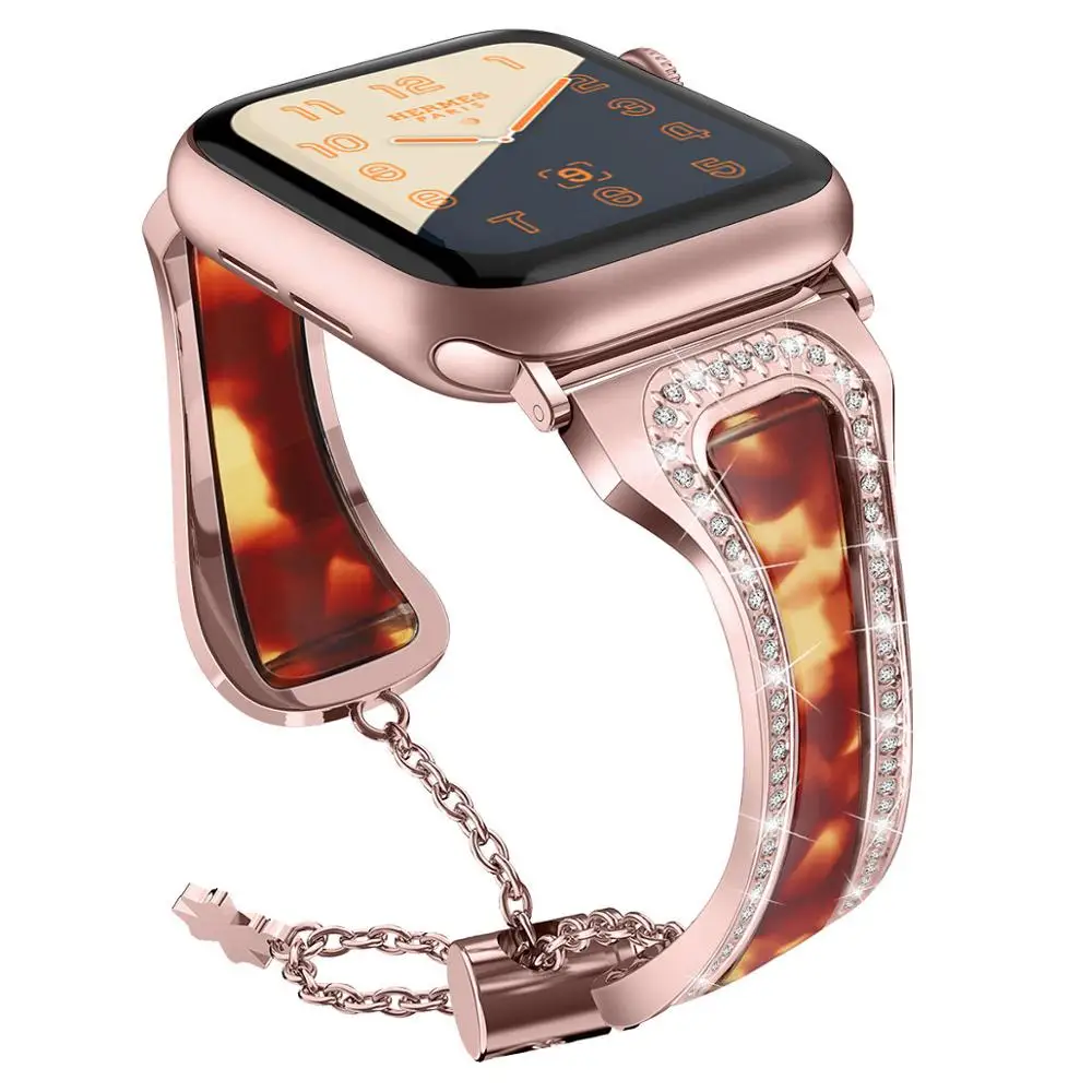 Браслет из нержавеющей стали для Apple Watch 38 42 40 44 мм iWatch 5 4 | Наручные часы