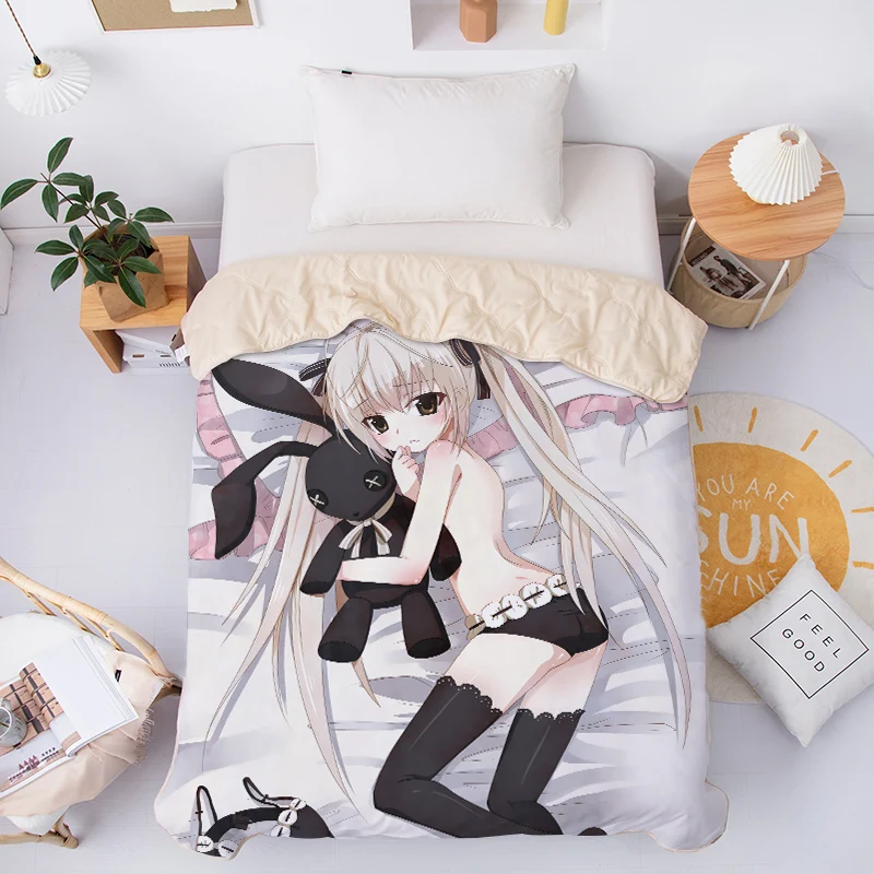 

Kasuga Wild Dome Anime Summer Cool Quilt Second element belle Fate of Space Air Conditioner Quilt Cartoon Thin Quilt