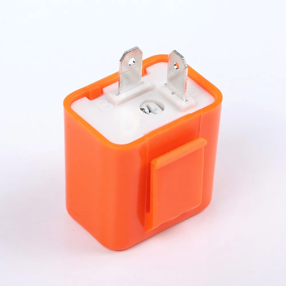 Светодиодный Flasher 12V 2 Pin регулируемое частотное реле индикатор сигнала поворота для мотоцикла исправление