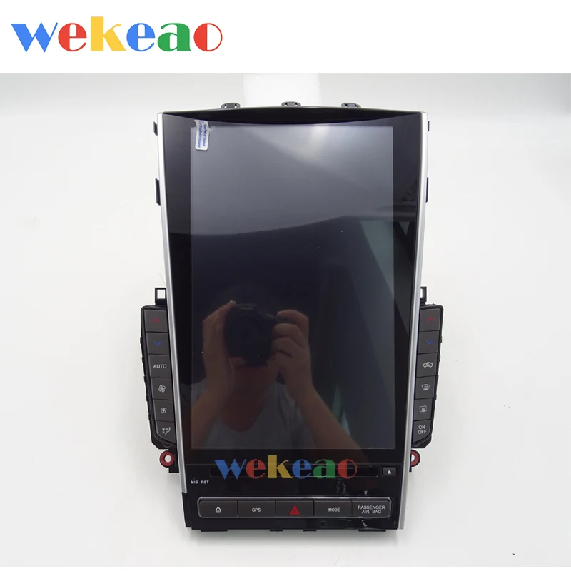 Wekeao вертикальный экран Tesla стиль 12 1 &quot1 Din Android 8 автомобильный dvd-плеер GPS 4G авто