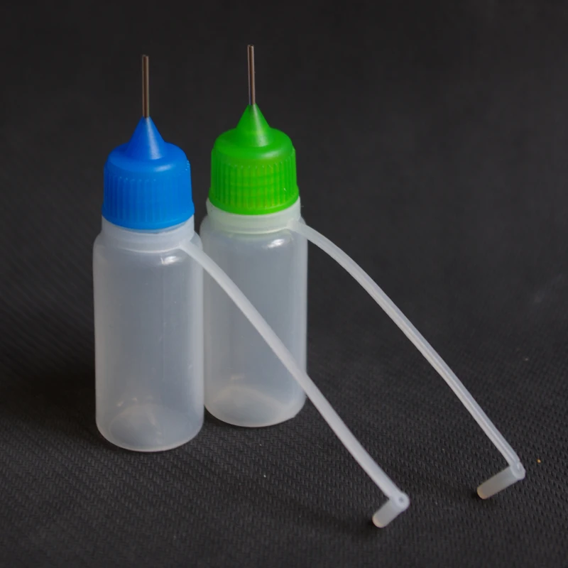 Оптовая продажа пустые пластиковые флаконы с пипеткой 15 мл металлическая