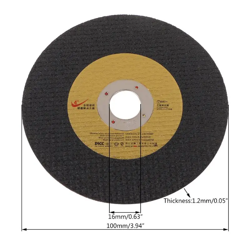 

5pcs Abrasive Metal Cutting Saw Blades Cut Off Wheel Sharpener Diamond Grinding Disc Wheel High Performance Random Color