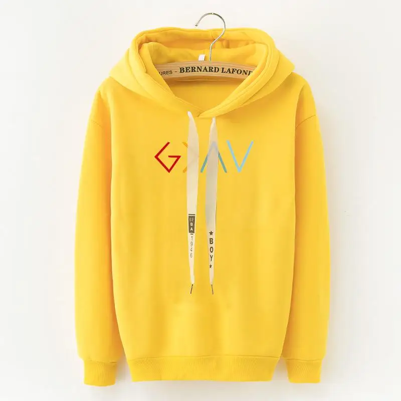 K-V-yellow Женская одежда толстовки в стиле хараджуку худи босс шаблон Досуг размера плюс панк больше размера d уличная одежда шляпа пальто - Цвет: K-V-yellow