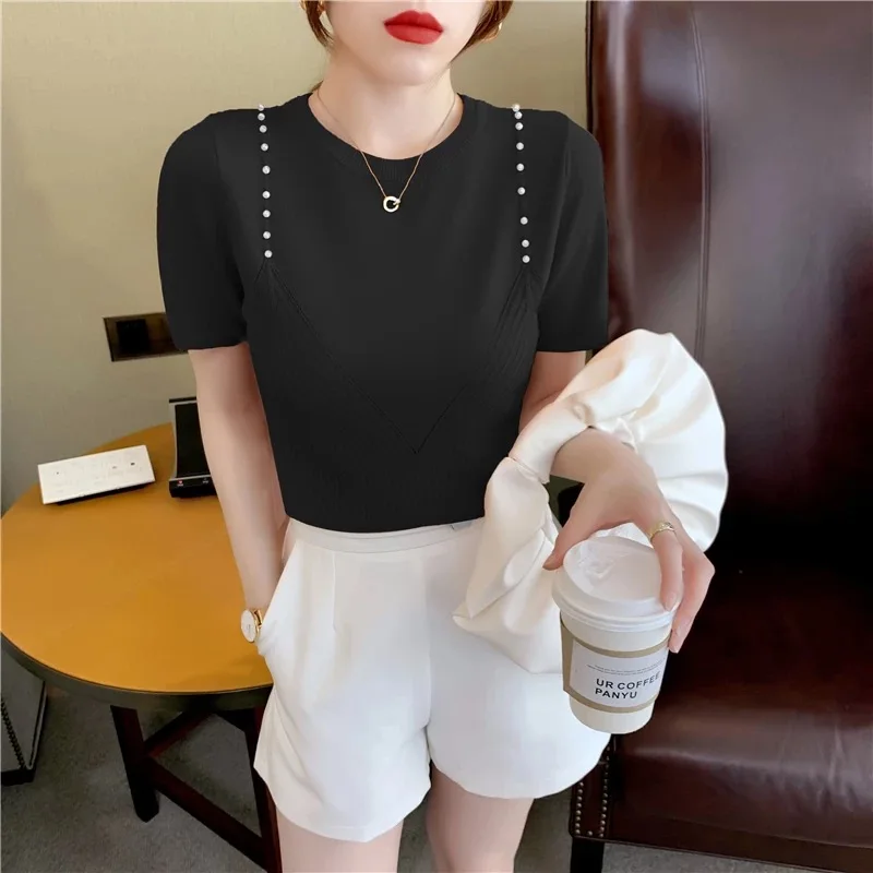 

T-shirt Women 2021 New multi Women White T Shirt summer Cotton T shirt