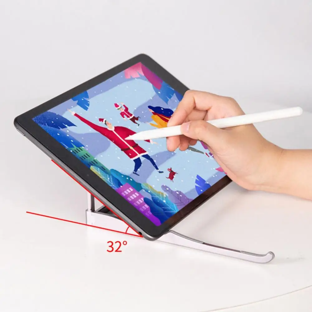 

Laptop Stand Simple Heat Dissipation Aluminum Alloy Creative Glasses Portable Foldable Laptop Holder Riser for Office