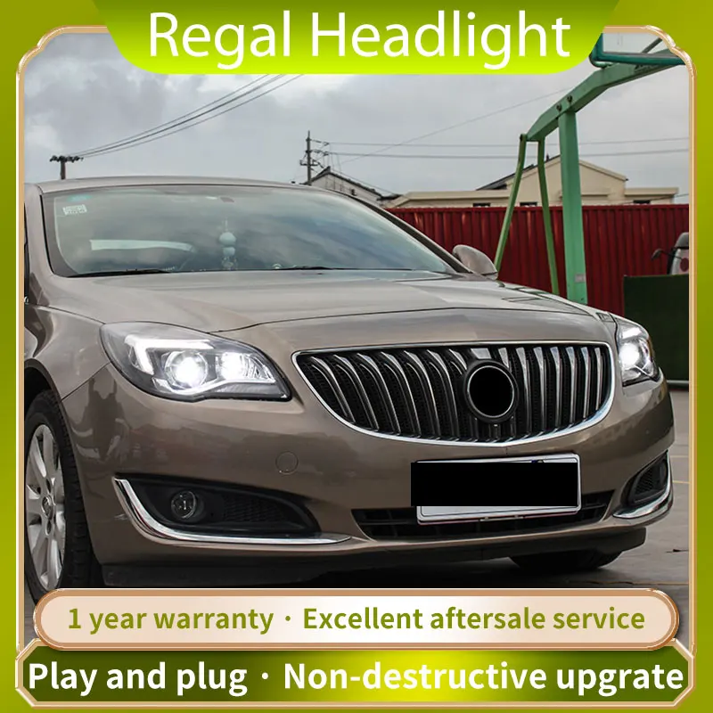 Для фар Buick Insignia фары 2014-2017 светодиодный ксеноновый проектор | Автомобили и