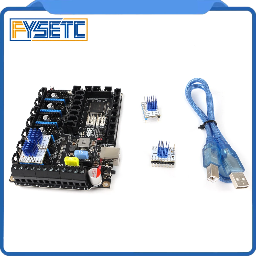 Плата управления S6 V2 .0 32 бит с шаговым двигателем 4 шт. TMC2209 V3.1 Uart Flying Wire MX Connector VS F6