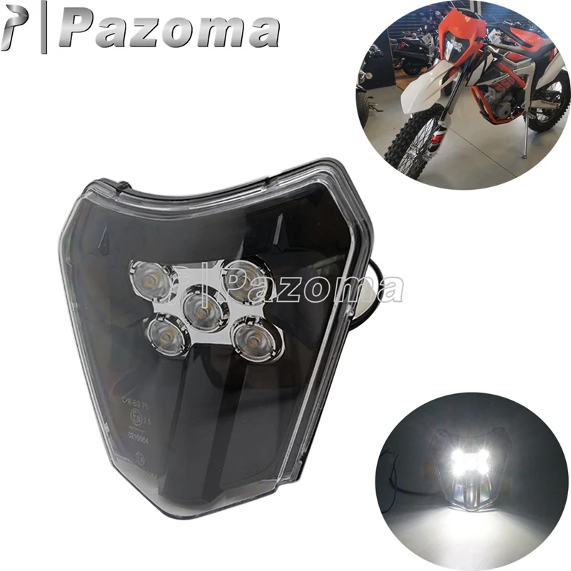Байк мотокросс двойной Спорт E8 светодиодный фар для EXC SX XC F XCF W MXF 125 250 300 530 690 шесть
