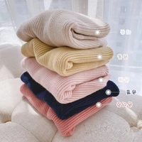 2021 autumn new children knit clothes for girls sweater candy color knitted pullover kids loose sweater casual knitwear