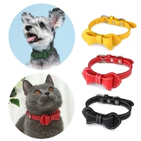 pet cat dog butterfly necklace adjustable collar household small dog teddy walking cute bow ties dog pet supplies