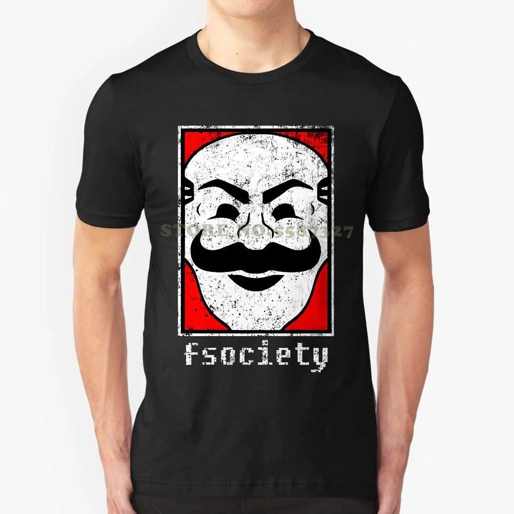 Футболка Mr робот с логотипом общества символ хакера анонимная ТВ-серия футболки