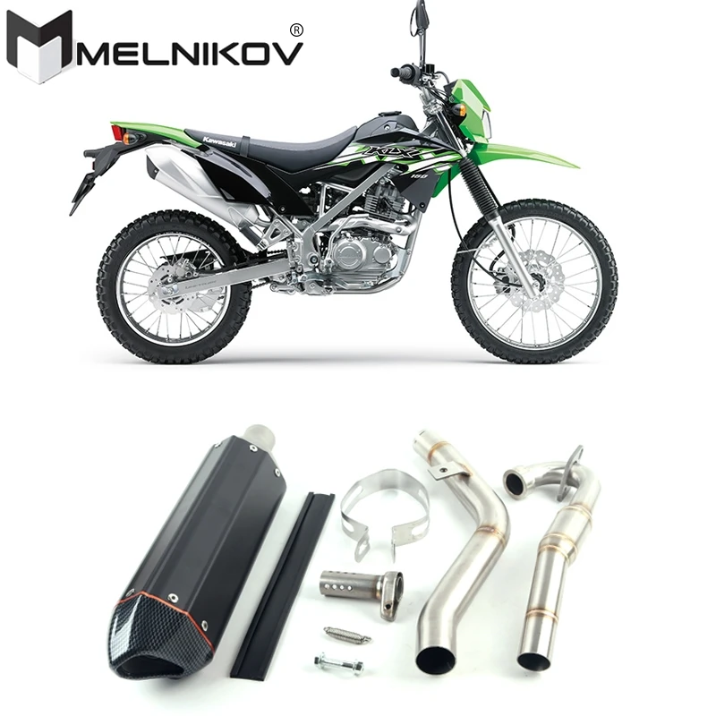 

Модификация мотоцикла внедорожник выхлопная труба KLX 150 KLX150 передний KLX150BF KLX150L глушитель