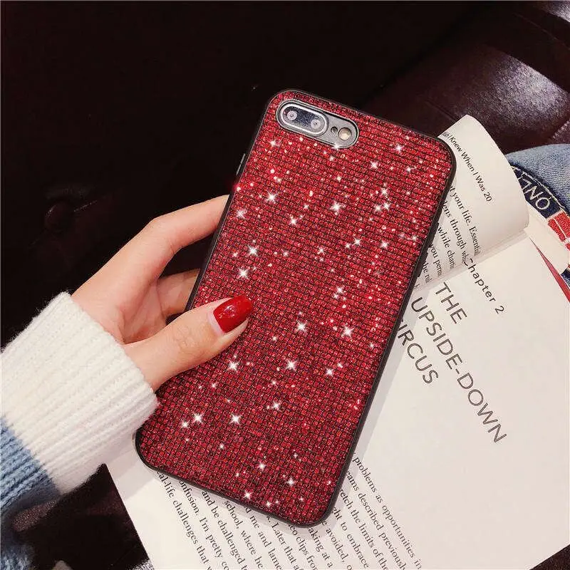 Style 2 Стразы, блестящий чехол для телефона для iphone XS MAX XR X 7 8 Plus 6 6s, Мягкий Силиконовый ТПУ чехол s, алмазная сексуальная девушка, красивый чехол - Цвет: Style 2
